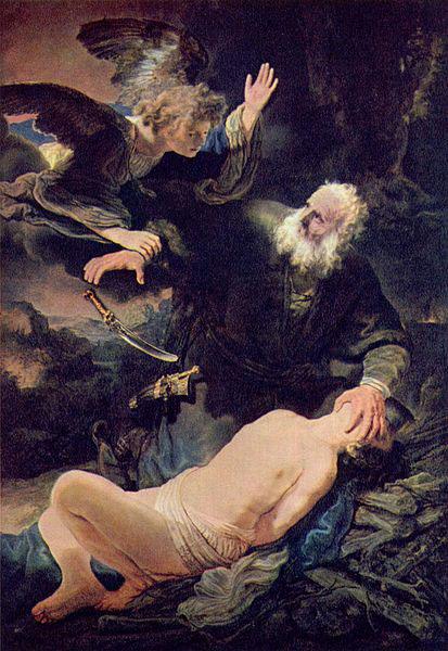 Rembrandt Peale The sacrifice of Abraham Sweden oil painting art
